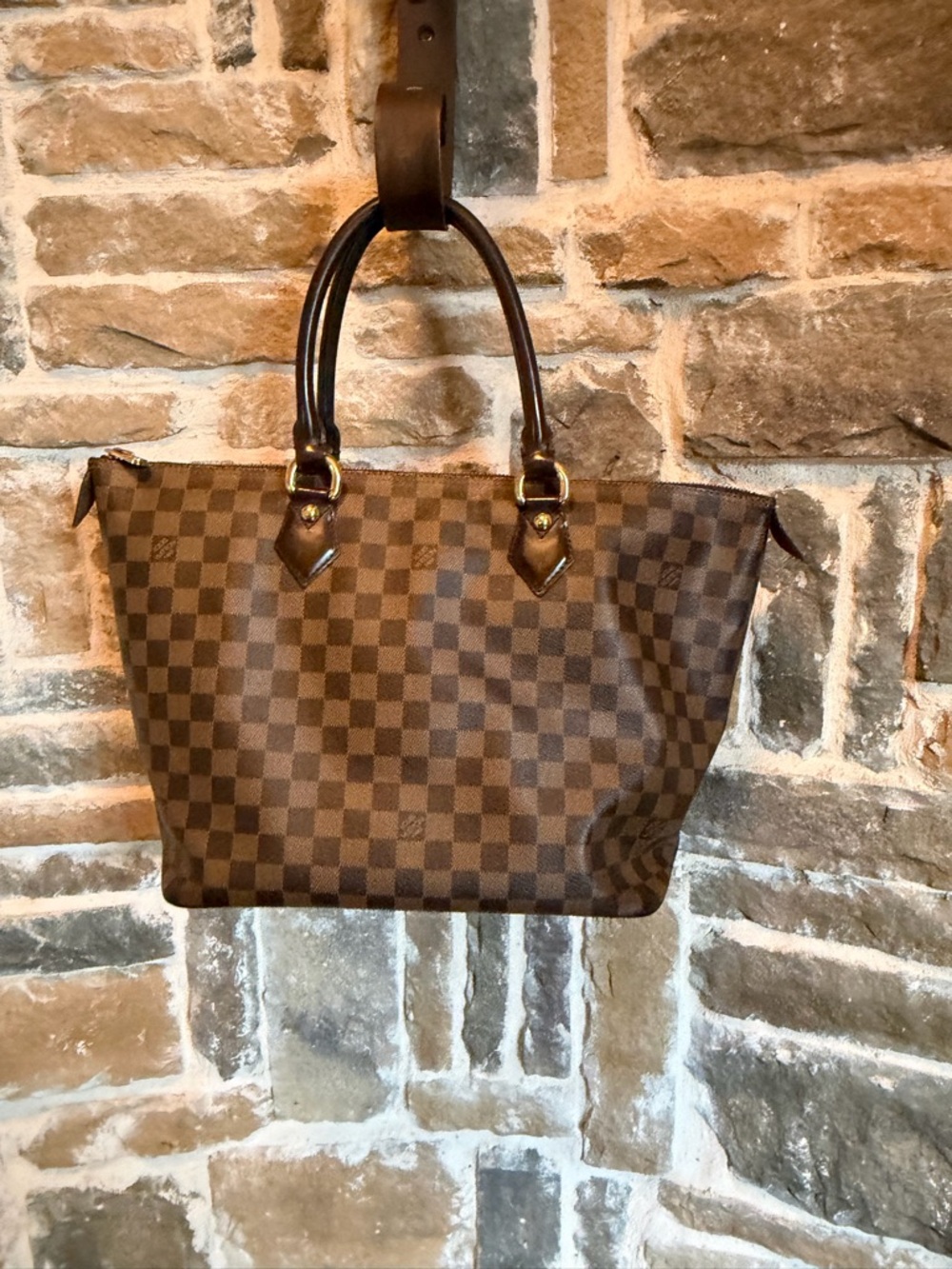Louis Vuitton saleya tote bag damier ebene - Picture 3 of 16